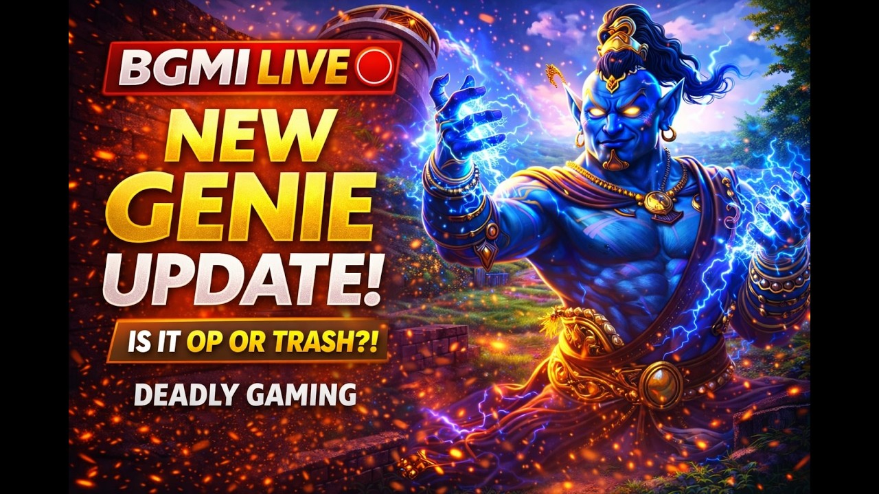 🔴 LIVE | New Genie Update OP Hai Ya Bekaar? 🤯 BGMI Classic High Kill Gameplay | Deadly Gaming