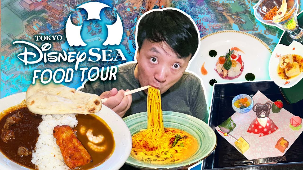 РОСКОШНЫЙ ресторан DisneySea и САМАЯ БОЛЬШАЯ лапша удон в Токио, Япония