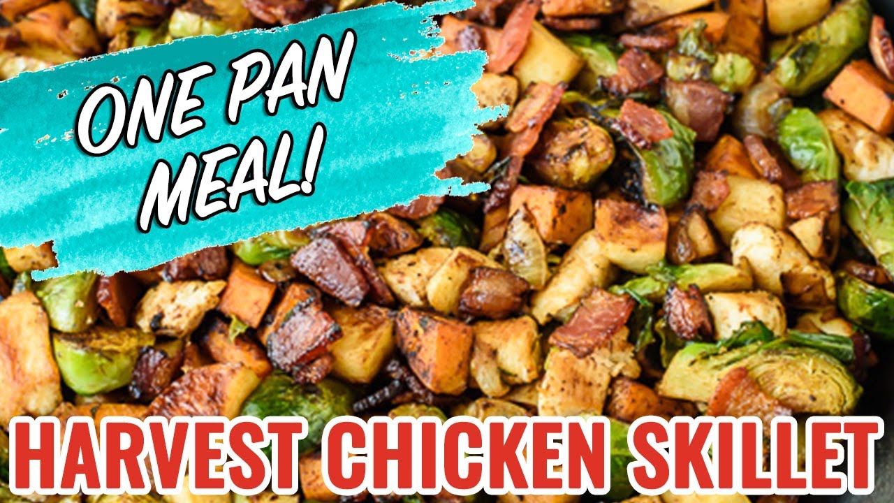 Harvest Chicken Skillet | Paleo Whole30 Dinner!