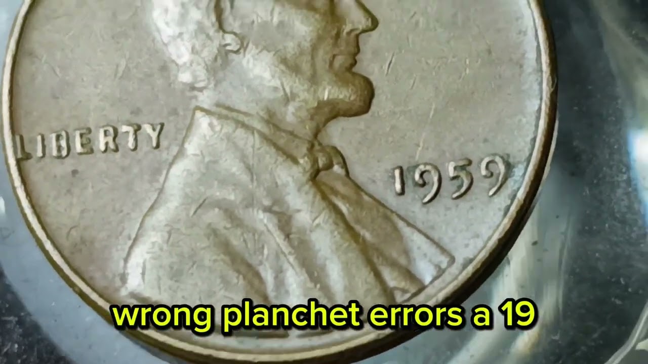 🇺🇸1959 Lincoln Penny &ndash; Rare Errors Worth Up to $500!💰LincolnCent  #RareCoins  #CoinErrors