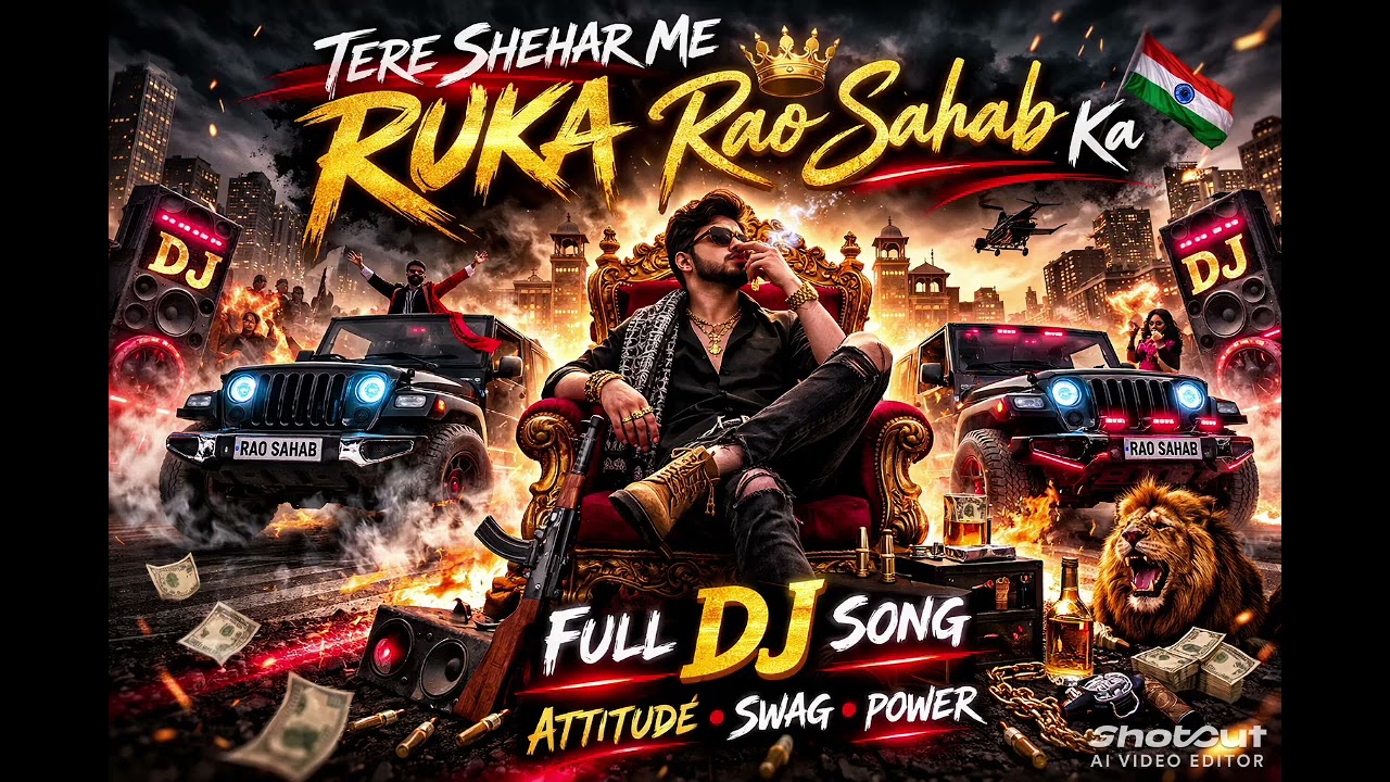 Tere Shehar Me Ruka – Rao Sahab Ka | Full DJ Song 2026 | Haryanvi Swag Attitude Track 💥