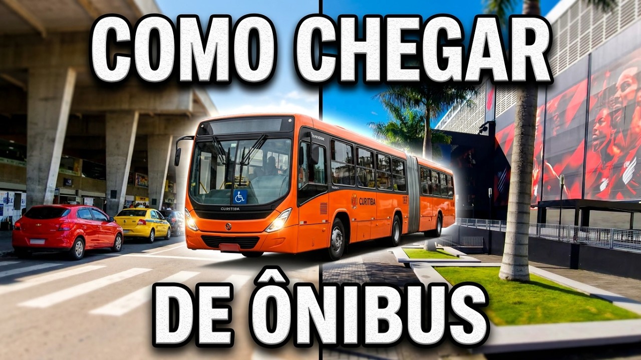 COMO IR DE ÔNIBUS DA RODOVIÁRIA DE CURITIBA ATÉ A ARENA DA BAIXADA (LIGGA ARENA) | GUIA PRÁTICO 4K