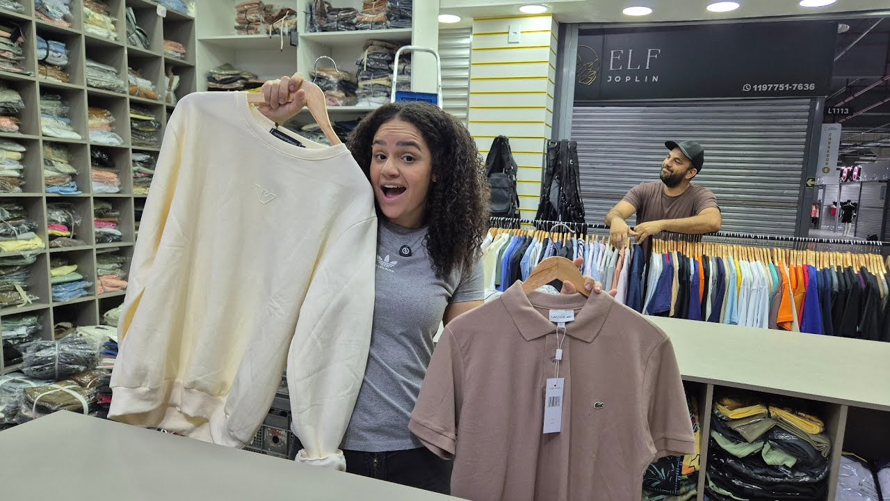 🔥 Fonte de Moda Casual Masculina Por Atacado Na Feira da Madrugada no Brás