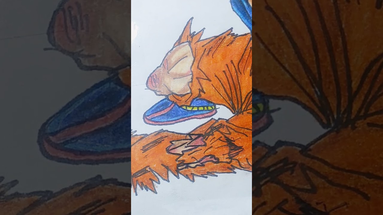 Drawing Goku From Dragon Ball z 