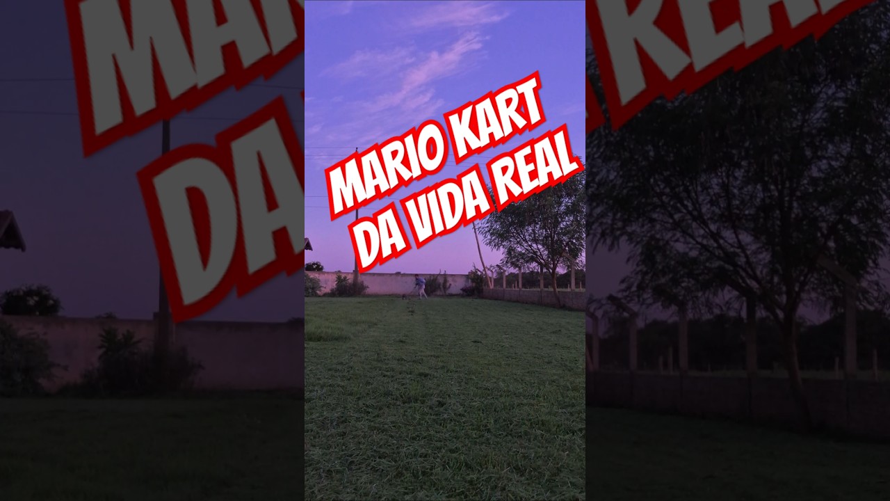 Final de Semana &eacute; dia de Mario Kart da vida real 😅😅😅 #corumbaplay #mariokart