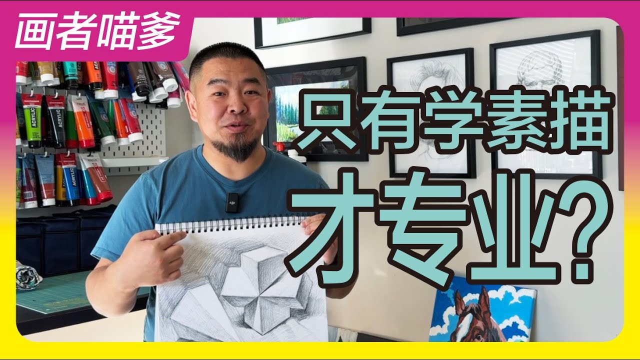 学习美术的误区之学素描才专业？