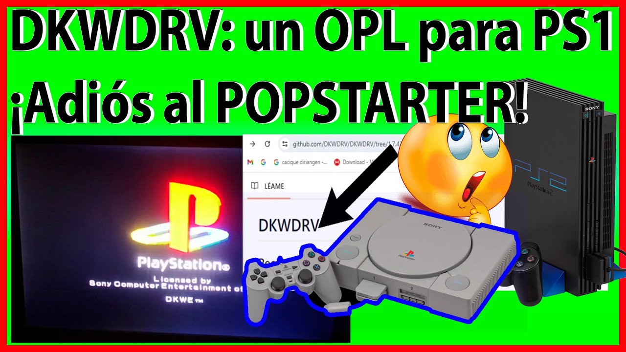 💥NUEVO en PS2 🔴SALE UN INCRIBLE MÉTODO  PARA EMULAR  PS1 EN UNA PS2 por USB 🤔supera a popstarter!