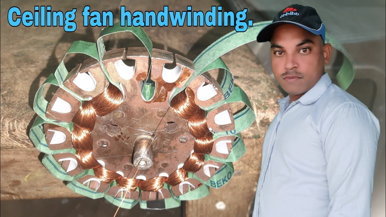 अब छत के पंखे को अपने घर पर स्वयं वाइंडिंग करें केवल Rs. 36 में Ceiling Fan Winding. Fan Winding.