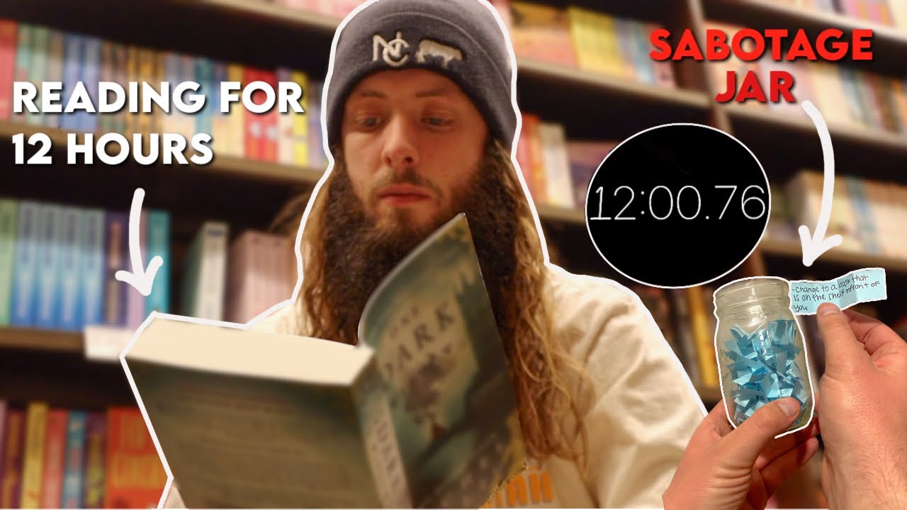 Trying to Finish A Book In 12 HOURS While Being Sabotaged | Barnes & Noble Vlog