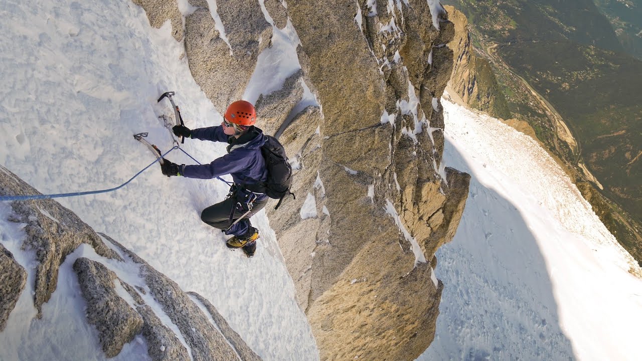 Chere Couloir, Chamonix - Alpine Ice Climbing