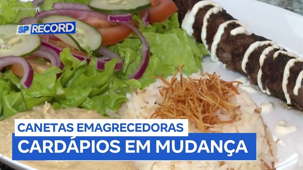 Restaurantes adaptam cardápios para clientes que usam canetas emagrecedoras