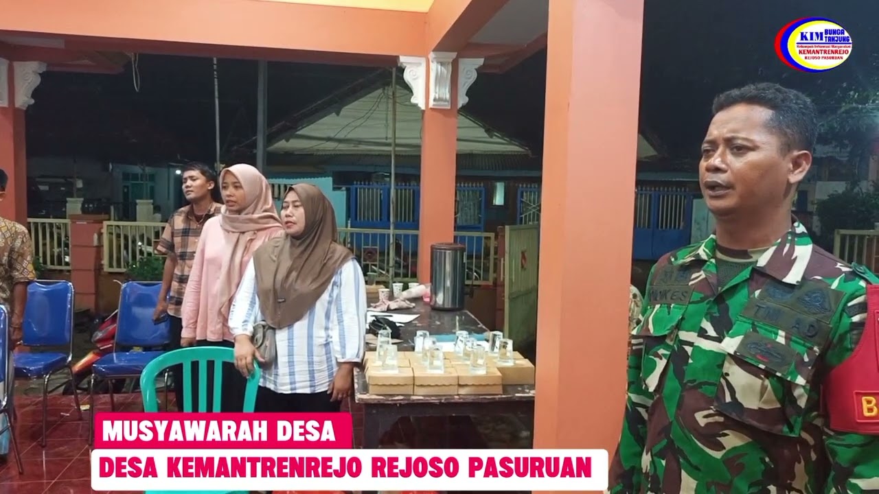 LAGU INDONESIA RAYA || MUSYAWARAH DESA KEMANTRENREJO REJOSO PASURUAN 