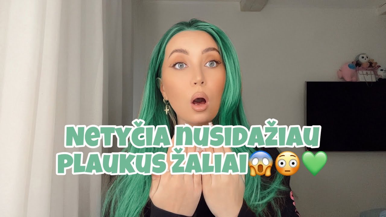 STORYTIME: kaip aš netyčia nusidažiau savo plaukus žaliai! [ENG SUB]