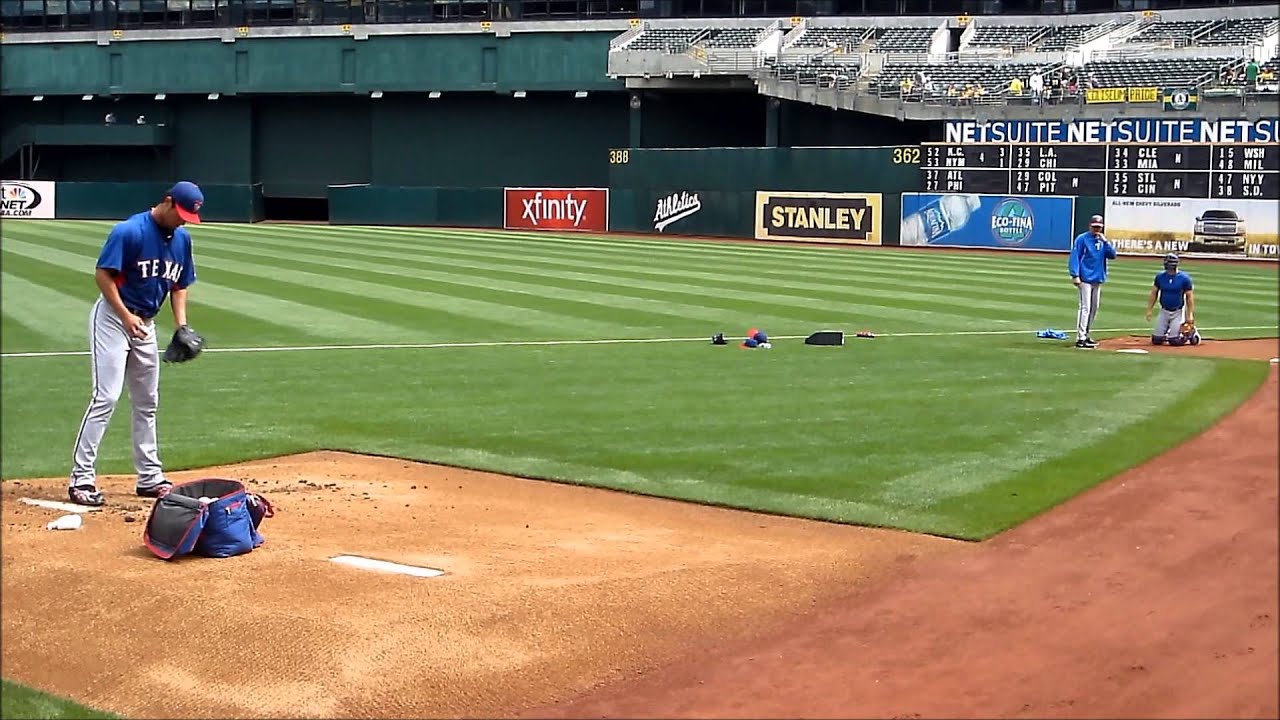 Yu Darvish, Texas Rangers RHP (Bullpen Session)