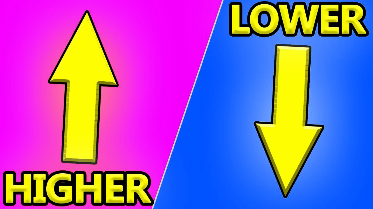 THE HIGHER OR LOWER GAME?! - Google Game