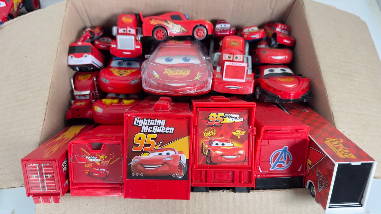 Disney Pixar Cars Unboxing Review | Full Lightning McQueen, Tow Mater, Doc Hudson, Sally, Mack