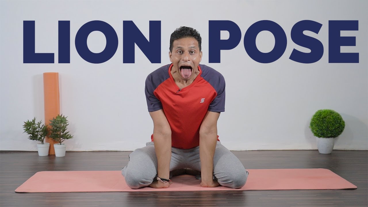 Lion pose for Thyroid | How to do for beginner| Benefits | Yog4Lyf