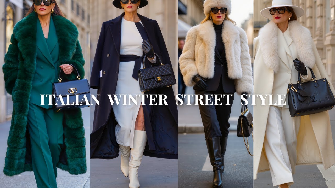 European Luxury Shopping District | Milan Street Style & Fashion Trends | Winter Fashion In Milan