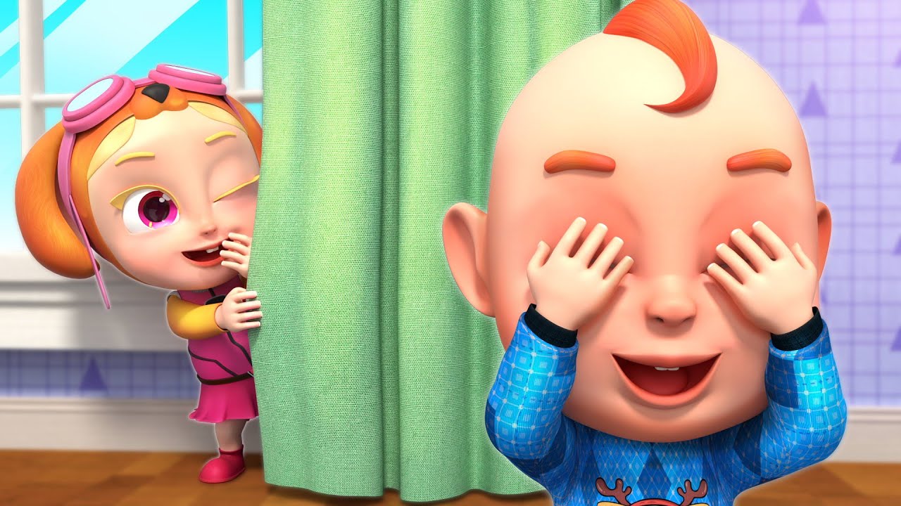 Hide & Seek Song | Yes Yes Indoor Playground + Play Safe Song | Rosoo Nursery Rhymes & Kids Songs