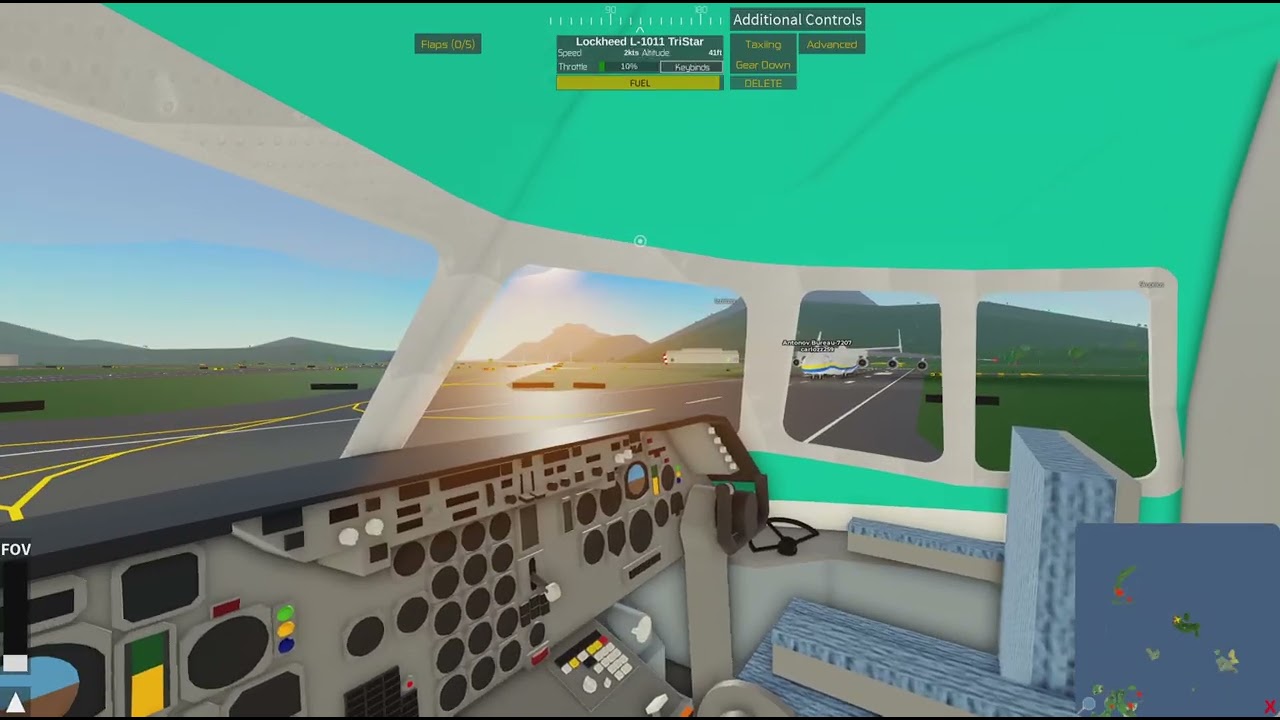 I tried flying a Plane in ptfs and i crashed