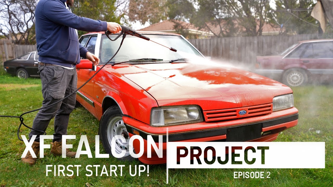 XF Falcon Project Episode 2 We got her running and driving!