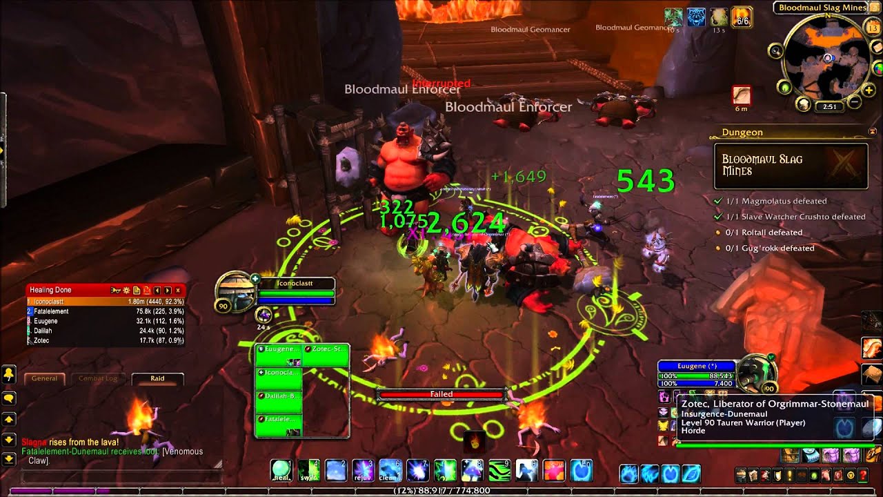 WoD Dungeon Run - Bloodmaul Slag Mines Ep2
