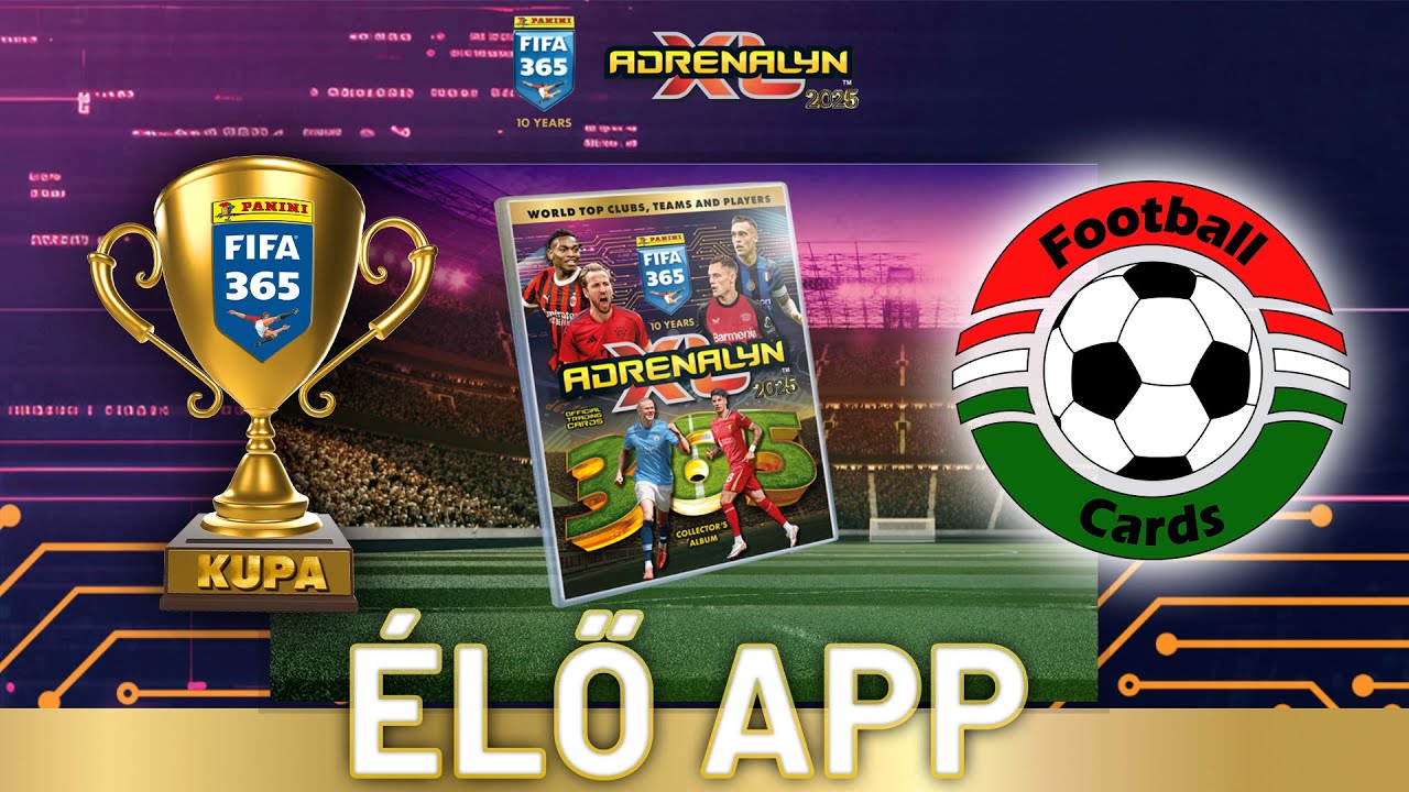 Panini FIFA 365 2025 Adrenalyn XL | Random 30 Kupa + Top Csapat Építés