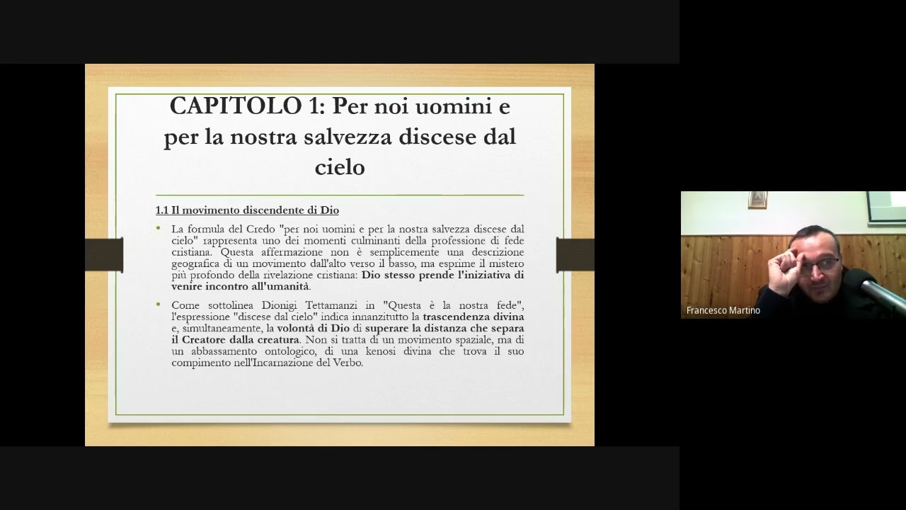 DIOCESI DI TRIVENTO SCUOLA CATECHISTI DON PAOLO DEL PAPA IL CREDO 20 gen 2025