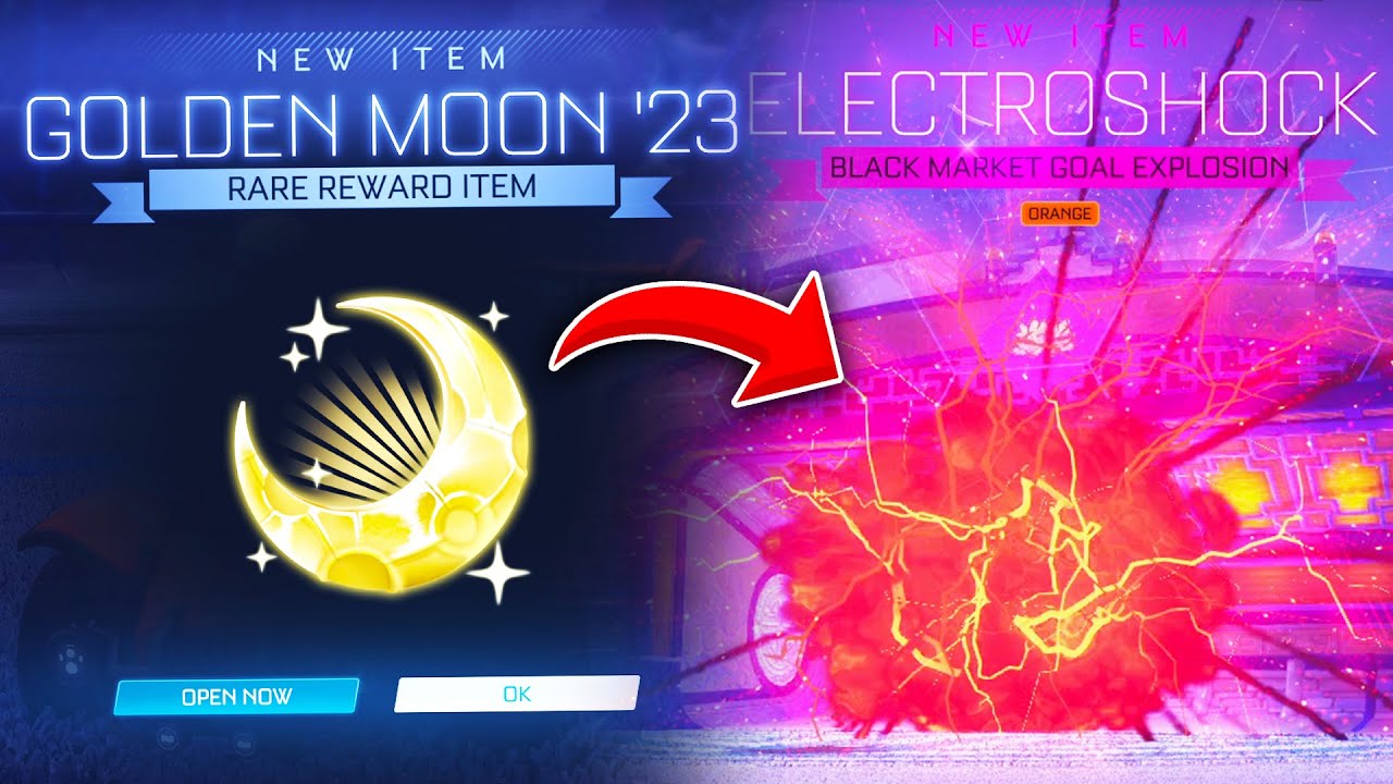 NEW 2023 GOLDEN MOON Crate Opening On Rocket League *INSANE LUCK*