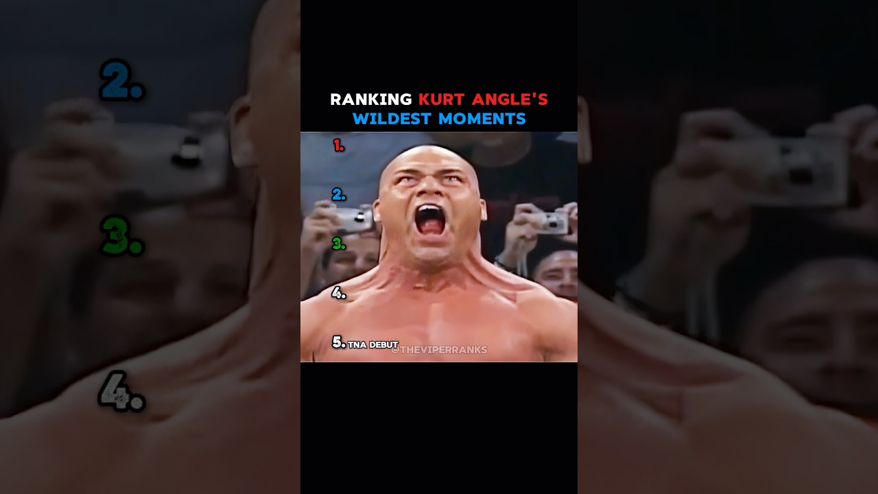 Ranking Kurt Angle&rsquo;s Wildest Moments