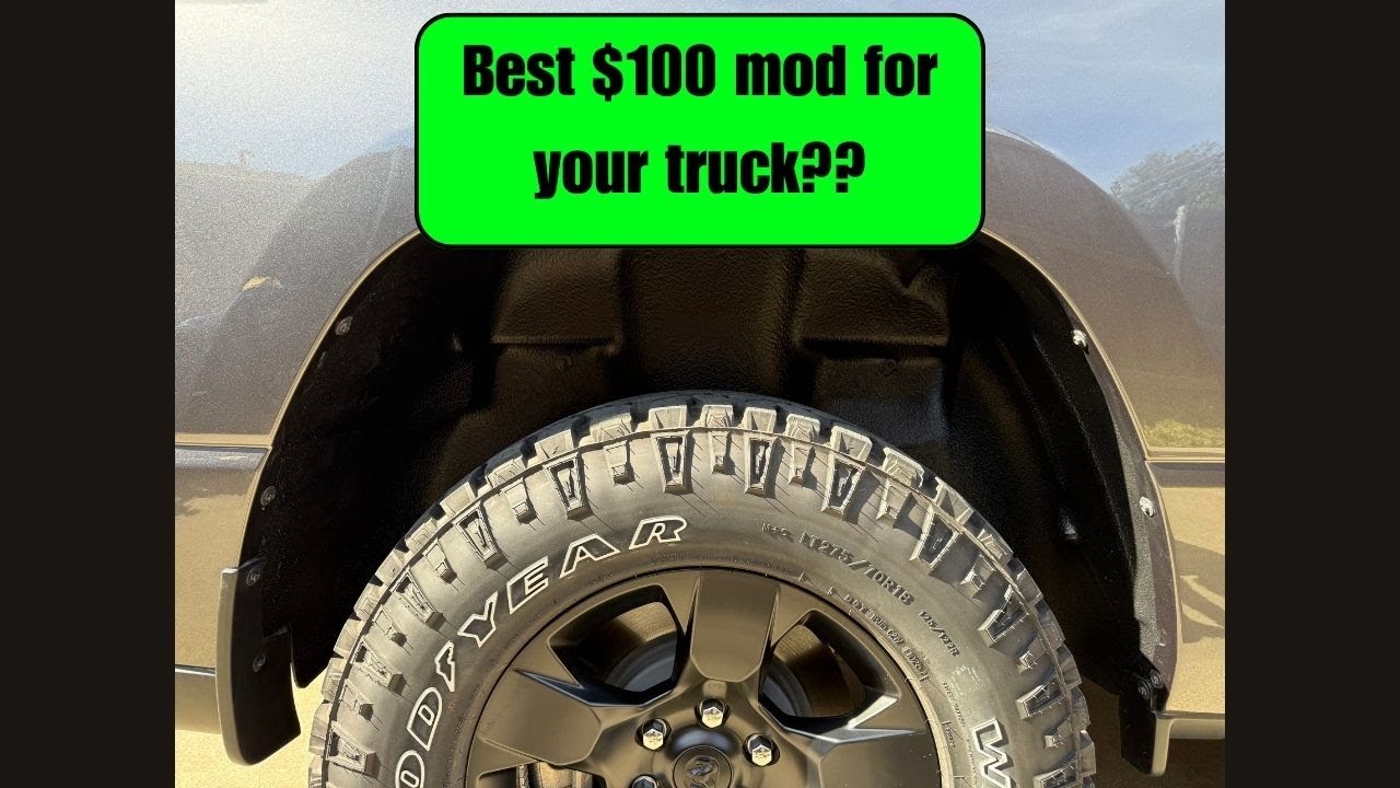 Best $100 mod for your truck? Husky Wheel Well Liner Install | 2025 Ram 1500 Warlock