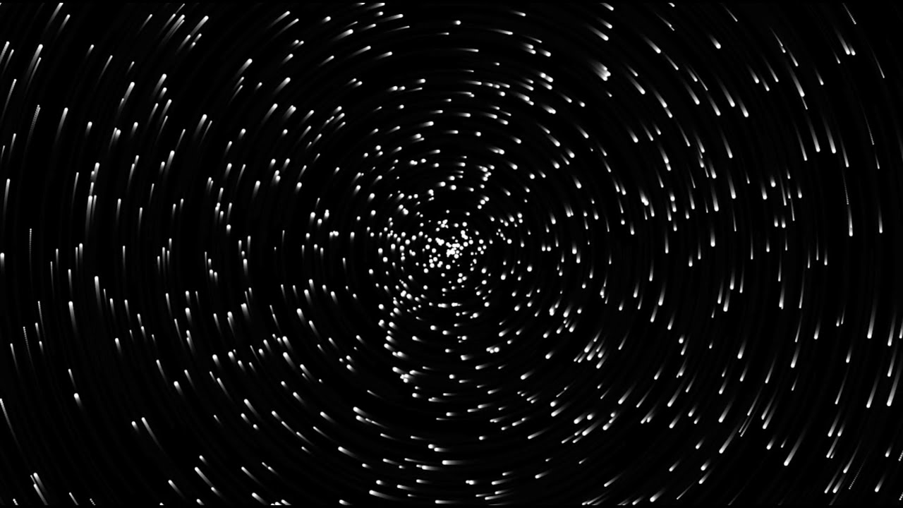 Particle Ring | 2 Hrs | Screensaver Animation | Black & White