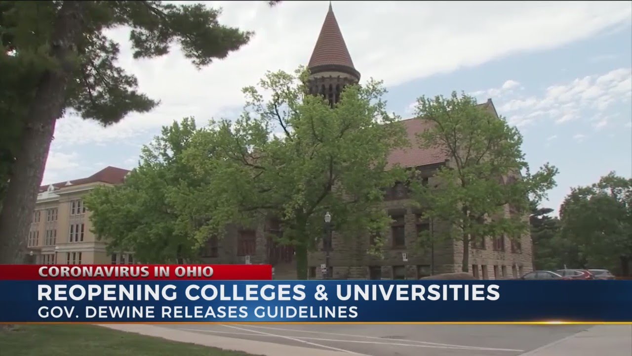 Reopening colleges & Universities, guidelines released