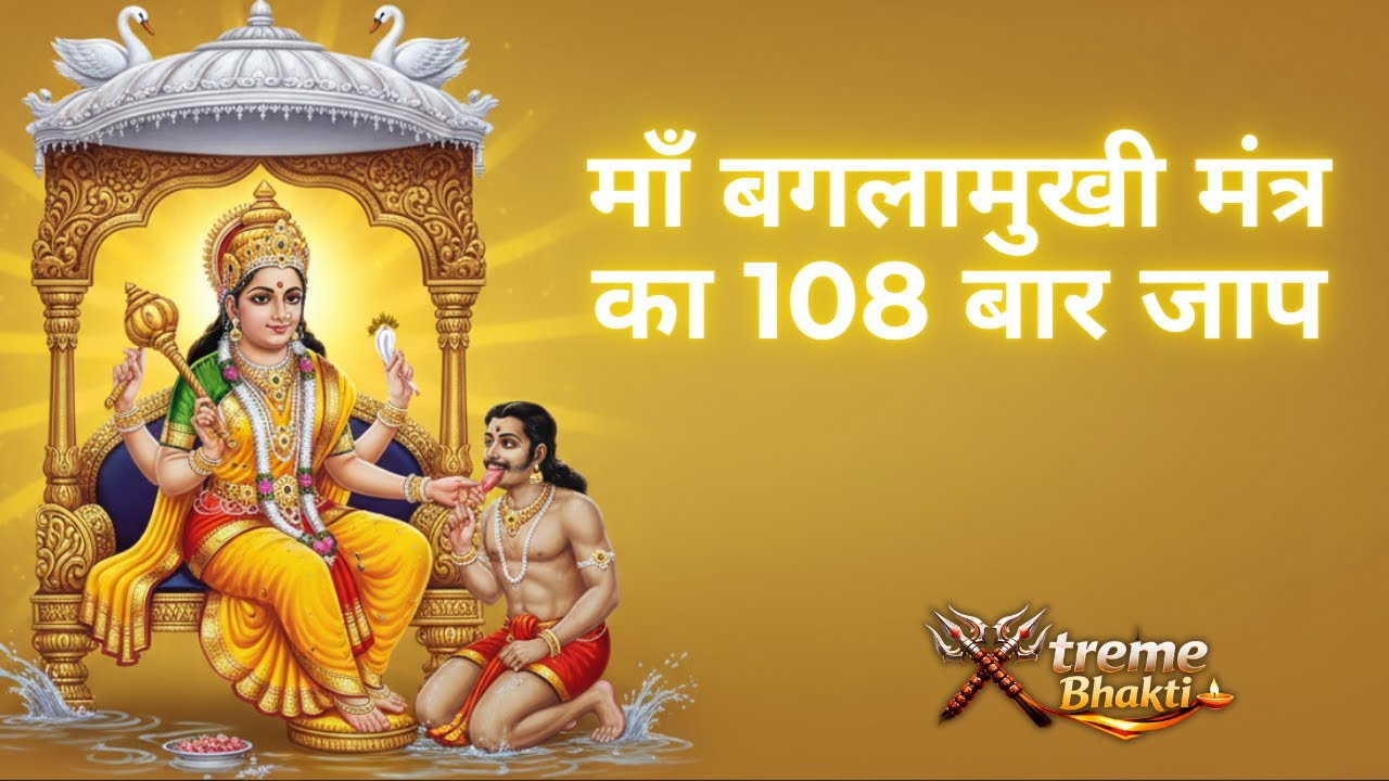 माँ बगलामुखी मंत्र 108 बार जाप | शत्रु नाशक शक्तिशाली मंत्र | Maa Baglamukhi Mantra
