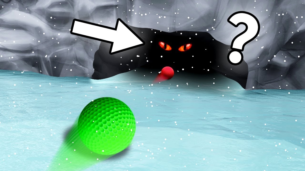 SECRET ICE CAVE AREA! (Golf It)