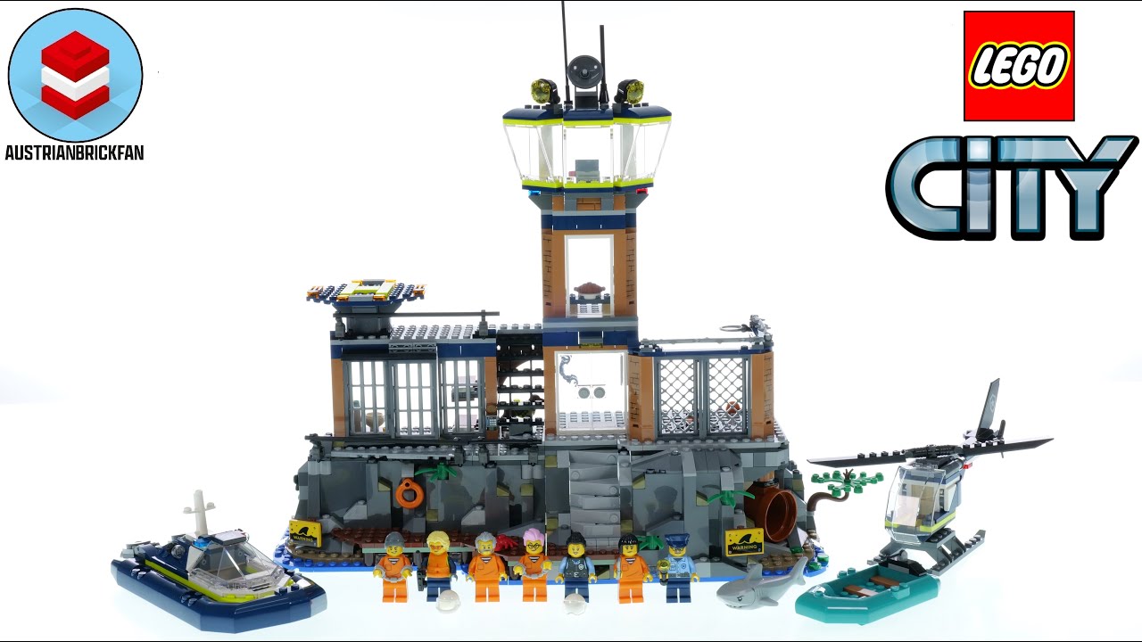 LEGO City 60419 Полицейский остров-тюрьма – Обзор LEGO Speed ​​Build