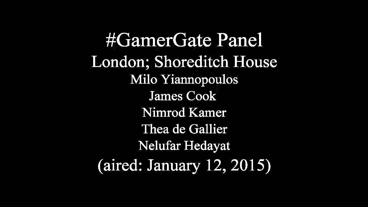 #GamerGate Panel With Milo Yiannopoulos - Shoreditch House (Part 2 of 5)