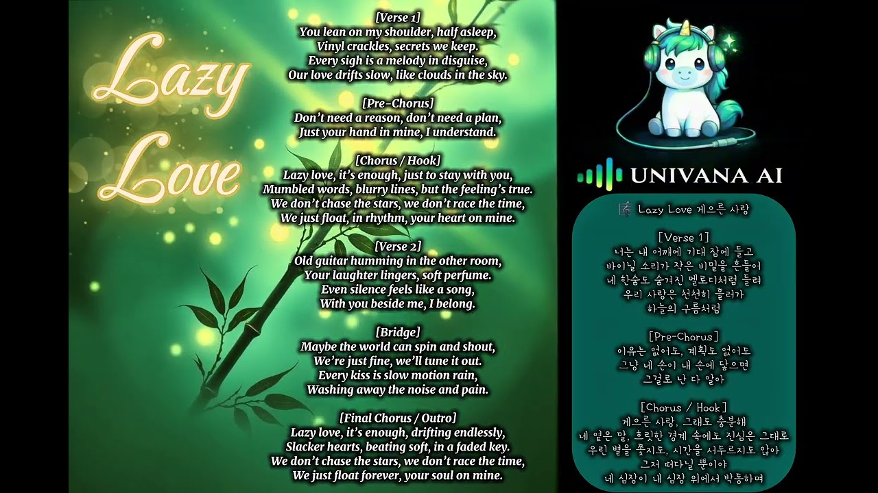 [Emotive Pop] Raira – Lazy Love (dream pop @univana2025)