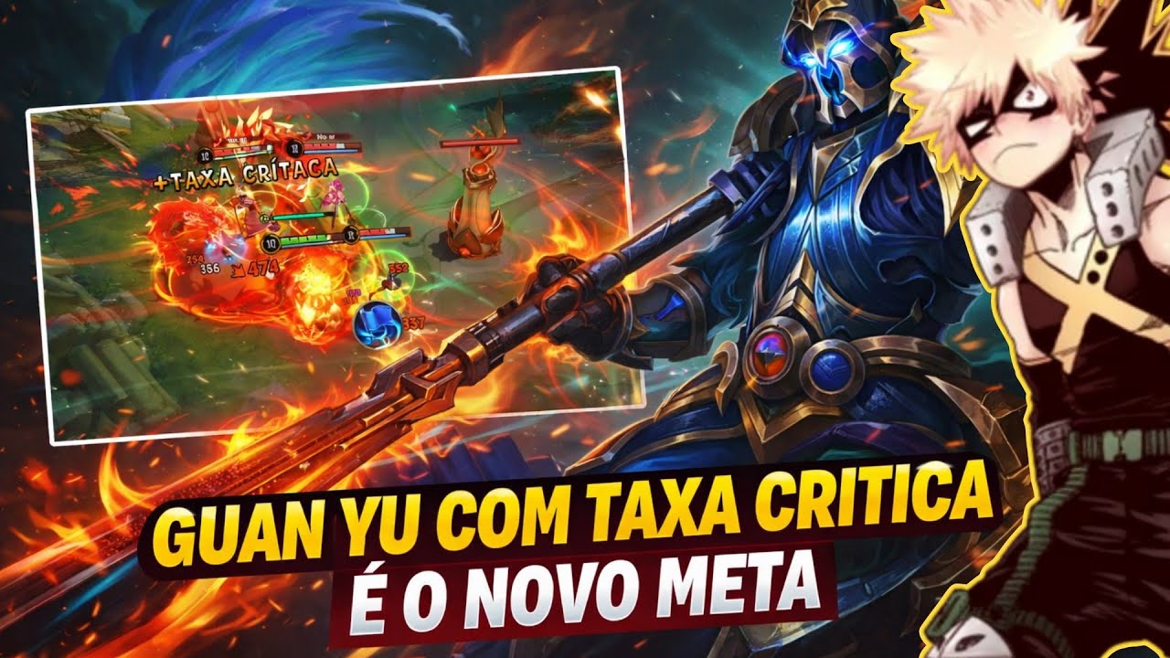 BUFFARAM O CAVALO AGORA O LANCE É BUILDAR CRITICO | GUAN YU HONOR OF KINGS 