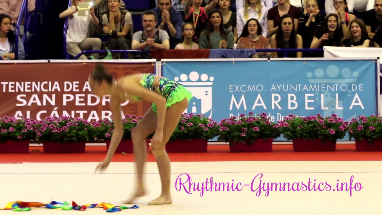 Yulia Bravikova Ribbon Final Grand Prix Marbella 2017