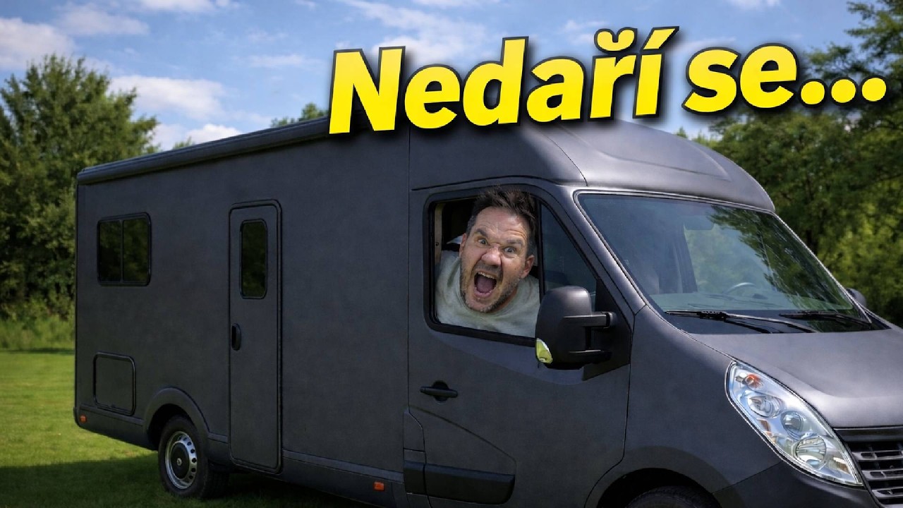 Obytná dodávka - poslední díl.... a zase problém
