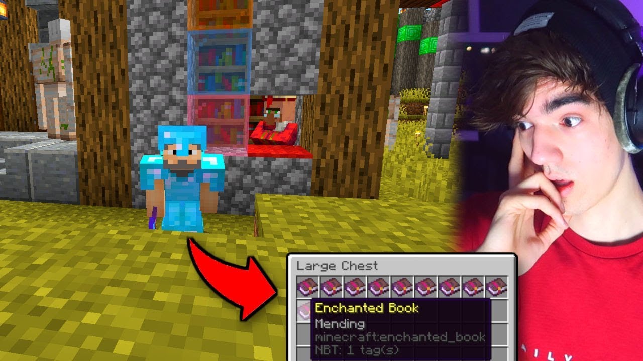 INBREKEN BIJ HARM VOOR MENDING BOEKJES IN MINECRAFT!!