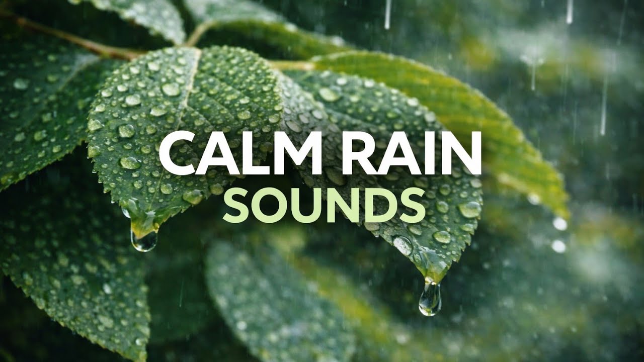 Calm Rain Sounds | Relaxing Rain Music | Sleep|Insomnia | Study | Foucs | Stress Relief 