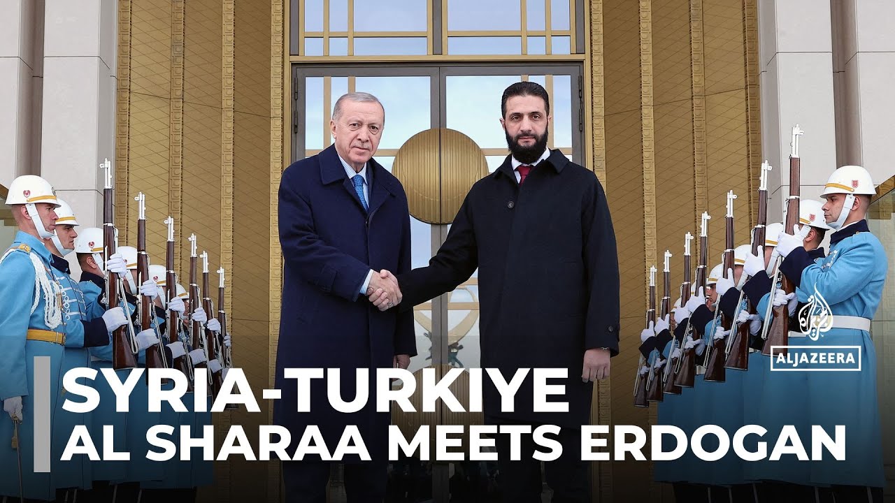 Syria’s al-Sharaa, Turkiye’s Erdogan talk Kurdish fighters, defence pacts