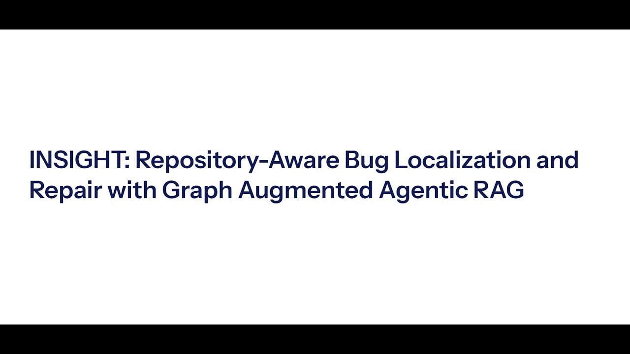 INSIGHT: Repository-Aware Bug Localization and Repair with Graph Augmented Agentic RAG