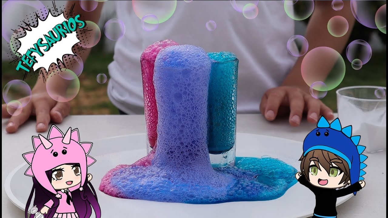 Espuma de Colores [Experimento] Tefysaurios