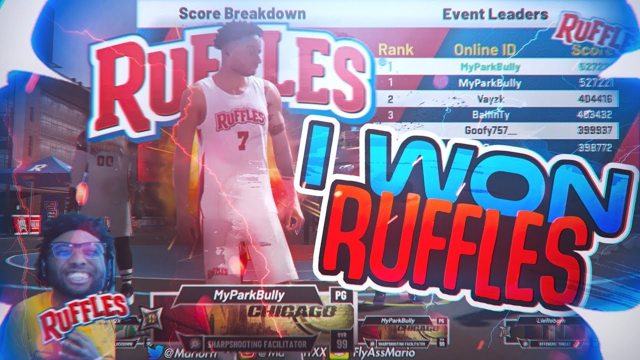 I WON THE FIRST RUFFLES EVENT IN NBA 2K20! UNLIMITED BOOSTS AND AND SLEEVES! RUFFLES 4POINTER EVENT