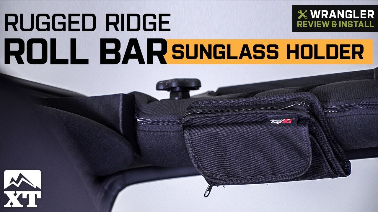 Jeep Wrangler Rugged Ridge Roll Bar Sunglass Holder Review & Install