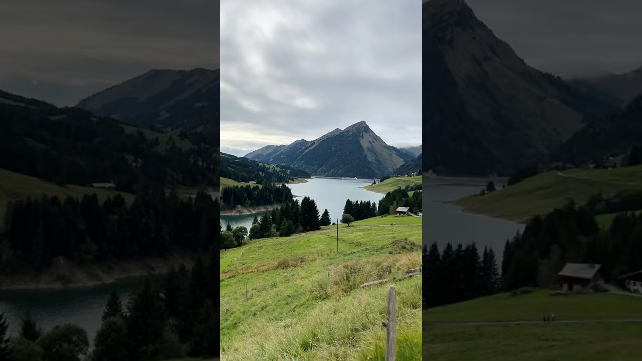 Barrage de l&rsquo;Hongrin situ&eacute; &agrave; 1255 m&egrave;tres Vaud Suisse #barrage #swissnature #lac #randonn&eacute;e