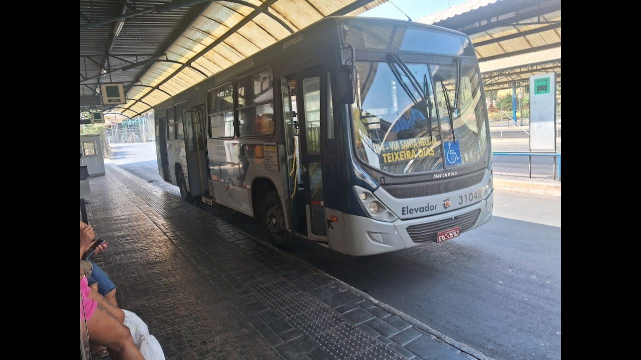 ANDANDO DE ÔNIBUS  LINHA 314 - EST. DIAMANTE/EST. BARREIRO (VIA ST. HELENA).